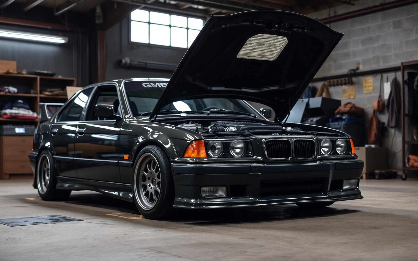 BMW E36 i værkstedet
